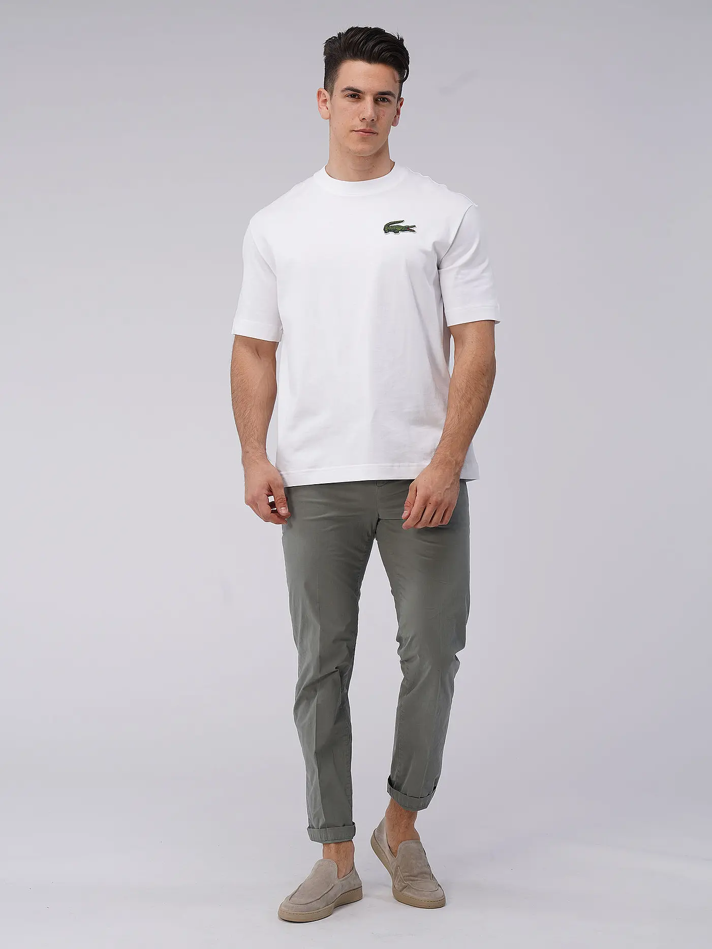 LACOSTE | T-Shirt Oversized | weiss